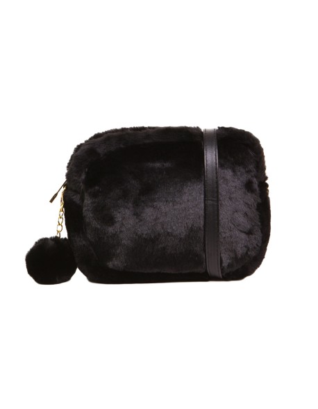 Torebka damska Vivi Paris mini listonoszka faux fur sztuczne futro